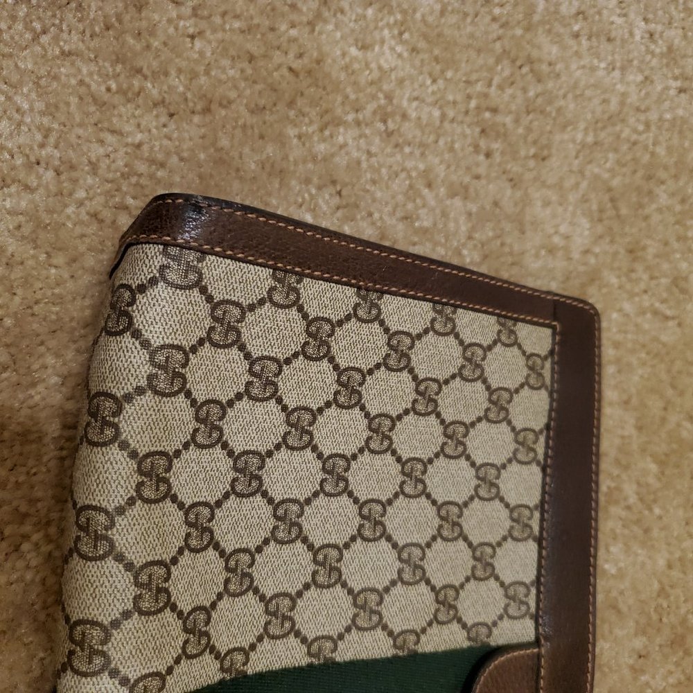 Gucci Vintage Supreme Web Gg Monogram Clutch - Picture 8 of 9